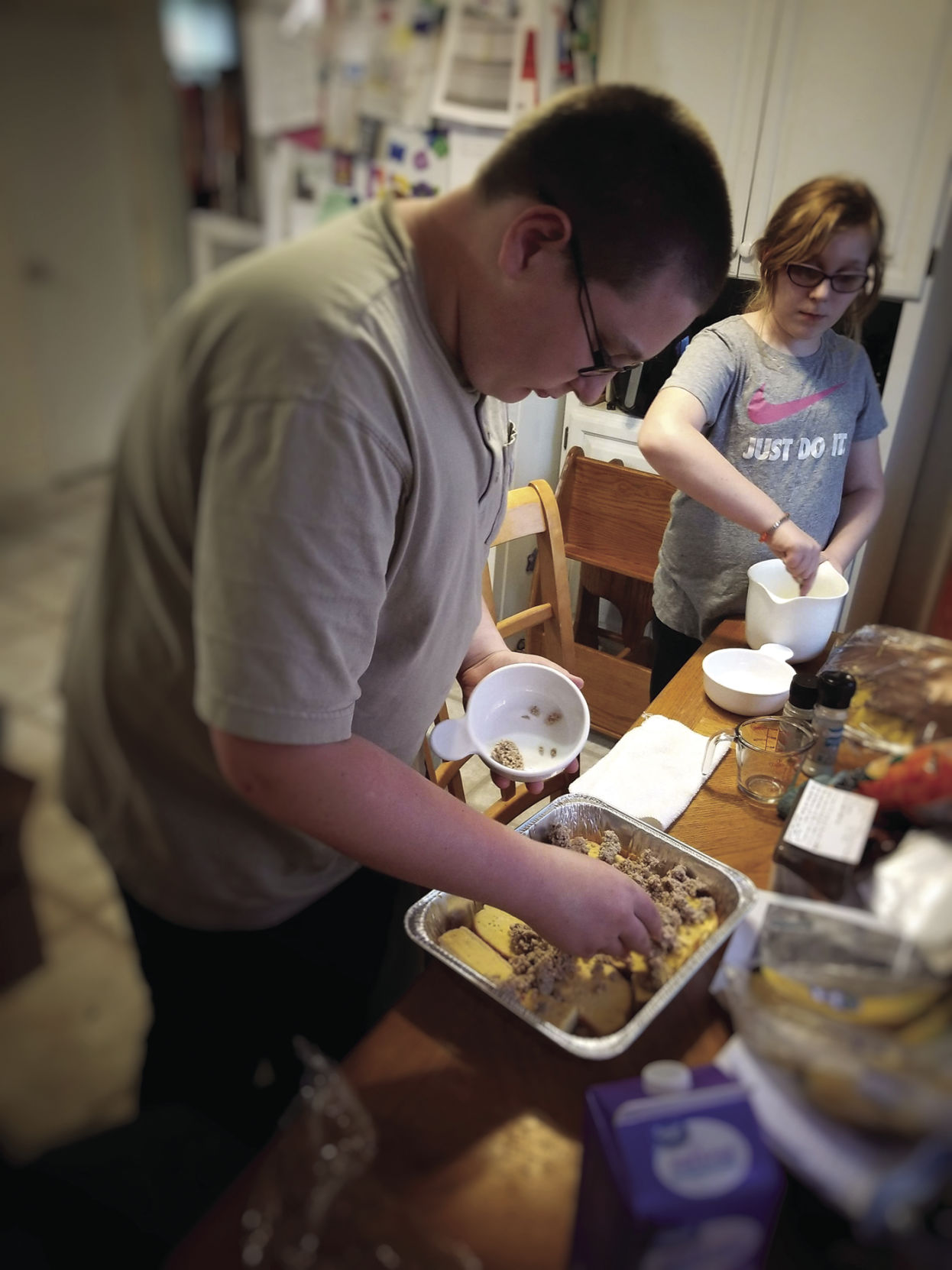 Bone Gap 4-H members busy helping community families